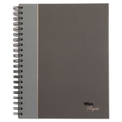 Enterprise Technology Solutions&nbsp;Royale Wirebound Business Notebook, College, Black/Gray, 8.25 X 5.88, 96 Sheets