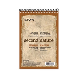 Enterprise Technology Solutions&nbsp;Second Nature Recycled Notebooks, Gregg Rule, 6 X 9, White, 80 Sheets