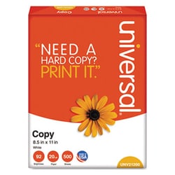Enterprise Technology Solutions&nbsp;Copy Paper, 92 Bright, 20Lb, 8.5 X 11, White, 500 Sheets/Ream, 10 Reams/Carton