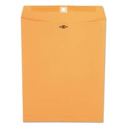 Enterprise Technology Solutions&nbsp;Kraft Clasp Envelope, #97, Square Flap, Clasp/Gummed Closure, 10 X 13, Brown Kraft, 100/Box