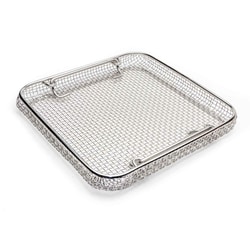 World Precision Instrument Wire Mesh Sterilization Baskets, Drop Handles-WP-4406,