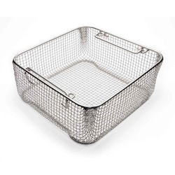 World Precision Instrument&nbsp;Classic Crimped Wire Mesh Sterilization Baskets, Tilted Handles-WP-4425ER