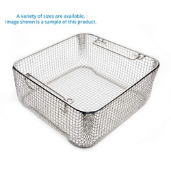 World Precision Instrument&nbsp;Classic Crimped Wire Mesh Sterilization Baskets, Tilted Handles-WP-4426ER