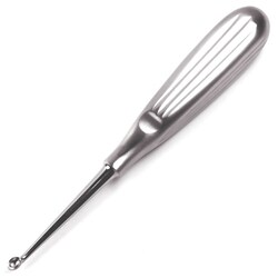 Med Vet International Bone Curette Oval 5mm X 7mm German, Quantity: Each