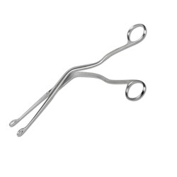 Med Vet International Magill Catheter introducing Forceps, Adult, 9 1/2in.