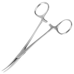 Med Vet International 5.5-in. Von Klaus Kelly Forceps, Curved, German Surgical