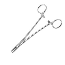 Med Vet International Mayo-Hegar Needle Holder, 8-in., Fenestrated Jaws,