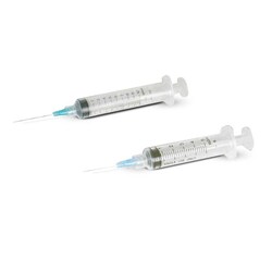 Med Vet International Nipro Syringe, 5mL, Luer Slip, 100/Box, Jd+05S, Quantity: