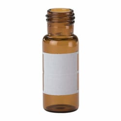 Perkin Elmer US LLC&nbsp;2 mL Amber Glass 9 mm Screw Top Vial with Write-On Patch, 100/pk