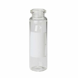 Perkin Elmer US LLC 20 mL Clear Glass Vial with Write on Patch and Fill Lines (1000/pack)