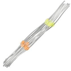 Perkin Elmer US LLC&nbsp;Flared PVC MP2 Two-Stop Peristaltic Pump Tubing - 0.51 mm I.D., Orange/Yellow, Pkg. 12