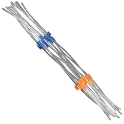 Perkin Elmer US LLC&nbsp;Flared PVC MP2 Two-Stop Peristaltic Pump Tubing - 0.27 mm I.D., Orange/Blue, Pkg. 12