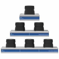 Perkin Elmer US LLC Ultra Clean Brass Base Plate - Three Position, 0.125