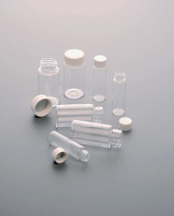 Perkin Elmer US LLC Disposale Glass Vial with Cap - 4 mL, Qty. 100, Quantity: