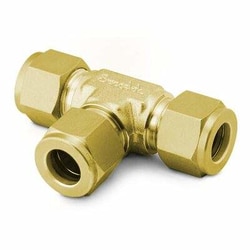 Perkin Elmer US LLC&nbsp;Swagelok Brass Union Tee, 0.125 in I.D.