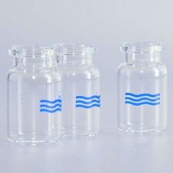 Perkin Elmer US LLC 6 mL Clear Glass Crimp Top Vial, 125/pk