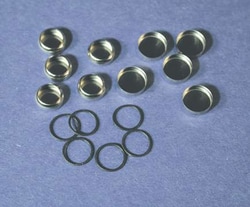 Perkin Elmer US LLC Stainless Steel Pans, Covers and O-Rings - Qty. 1000 ea.