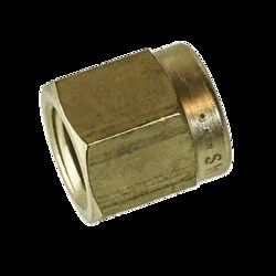 Perkin Elmer US LLC PSS Brass Tubing Nut, 0.125 in, Quantity: Each of 1