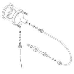 Perkin Elmer US LLC&nbsp;Nut - TBG Flanged 0.0625 PEEK