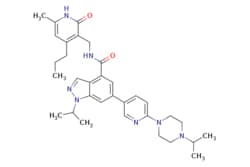 eMolecules​ 1-Isopropyl-6-(6-(4-isopropylpiperazin-1-yl)pyridin-3-yl)-N-((6-methyl-2-oxo-4-propyl-1,2-dihydropyridin-3-yl)methyl)-1H-indazole-4-carboxamide