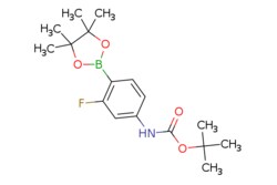 eMolecules​ 1256256-45-7 | tert-Butyl (3-fluoro-4-(4,4,5,5-tetramethyl-1,3,2-dioxaborolan-2-yl)phenyl)carbamate