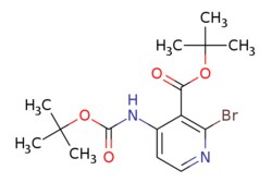 eMolecules​ 1044148-94-8 | tert-Butyl 2-bromo-4-((tert-butoxycarbonyl)amino)nicotinate