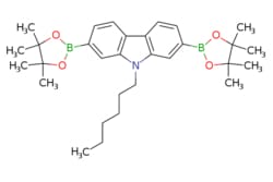 eMolecules​ 871696-12-7 | 9-Hexyl-2,7-bis(4,4,5,5-tetramethyl-1,3,2-dioxaborolan-2-yl)-9H-carbazole