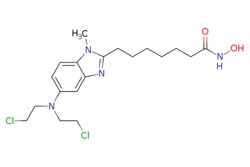 eMolecules​&nbsp;7-(5-(Bis(2-chloroethyl)amino)-1-methyl-1H-benzo[d]imidazol-2-yl)-N-hydroxyheptanamide | 1236199-60-2 | MFCD29037367 | 50mg