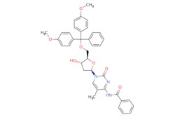 eMolecules​ N-(1-((2R,4S,5R)-5-((Bis(4-methoxyphenyl)(phenyl)methoxy)methyl)-4-hydroxytetrahydrofuran-2-yl)-5-methyl-2-oxo-1,2-dihydropyrimidin-4-yl)benzamide