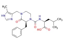 eMolecules​&nbsp;(S)-2-((S)-2-Benzyl-4-((5-methyl-1H-imidazol-4-yl)methyl)-3-oxopiperazine-1-carboxamido)-4-methylpentanoic acid | 501010-06-6 |  | 100mg