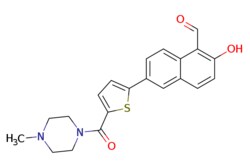 eMolecules​ 1093119-54-0 | 2-Hydroxy-6-(5-(4-methylpiperazine-1-carbonyl)thiophen-2-yl)-1-naphthaldehyde