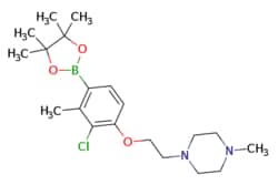 eMolecules​ 1799612-11-5 | 1-(2-(2-Chloro-3-methyl-4-(4,4,5,5-tetramethyl-1,3,2-dioxaborolan-2-yl)phenoxy)ethyl)-4-methylpiperazine