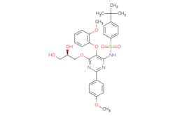 eMolecules​ 175556-12-4 | (R)-4-(tert-Butyl)-N-(6-(2,3-dihydroxypropoxy)-5-(2-methoxyphenoxy)-2-(4-methoxyphenyl)pyrimidin-4-yl)benzenesulfonamide