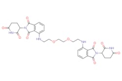 eMolecules​ 2244520-98-5 | 4,4'-(((Ethane-1,2-diylbis(oxy))bis(ethane-2,1-diyl))bis(azanediyl))bis(2-(2,6-dioxopiperidin-3-yl)isoindoline-1,3-dione)