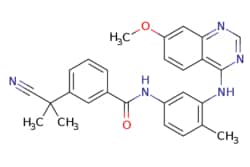 eMolecules​ 942507-42-8 | 3-(2-Cyanopropan-2-yl)-N-(3-((7-methoxyquinazolin-4-yl)amino)-4-methylphenyl)benzamide