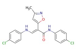 eMolecules​ 917837-54-8 | N-(4-Chlorophenyl)-3-((4-chlorophenyl)amino)-2-(3-methylisoxazol-5-yl)acrylamide