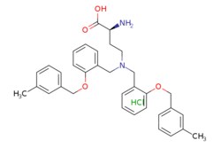 eMolecules​&nbsp;(S)-2-Amino-4-(bis(2-((3-methylbenzyl)oxy)benzyl)amino)butanoic acid hydrochloride | 2416138-42-4 |  | 50mg