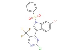 eMolecules​ 6-Bromo-3-(2-chloro-5-(trifluoromethyl)pyrimidin-4-yl)-1-(phenylsulfonyl)-1H-indole