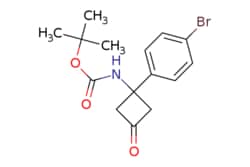 eMolecules​ 1199556-68-7 | tert-butyl N-[1-(4-bromophenyl)-3-oxocyclobutyl]carbamate