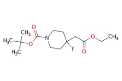 eMolecules​ 1235842-48-4 | tert-butyl 4-(2-ethoxy-2-oxo-ethyl)-4-fluoro-piperidine-1-carboxylate