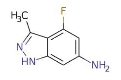 eMolecules​ 1363382-44-8 | 4-fluoro-3-methyl-1H-indazol-6-amine | MFCD20926148
