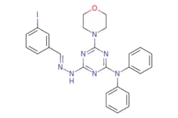 eMolecules​ 4-(2-(3-Iodobenzylidene)hydrazinyl)-6-morpholino-N,N-diphenyl-1,3,5-triazin-2-amine