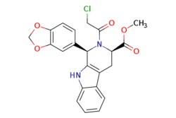 eMolecules​ 171489-59-1 | (1R,3R)-Methyl 1-(benzo[d][1,3]dioxol-5-yl)-2-(2-chloroacetyl)-2,3,4,9-tetrahydro-1H-pyrido[3,4-b]indole-3-carboxylate