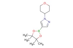 eMolecules​&nbsp;Ambeed / 1-(Tetrahydro-2H-pyran-4-yl)-4-(4455-tetramethyl-132-dioxaborolan-2-yl)-1H-pyrazole / 1g / 552738517 / A505354 /  / 1040377-03-4 / MFCD12033229 / 278.160 / C14H23BN2O3