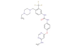 eMolecules​ 630124-46-8 | 1-(4-((4-Ethylpiperazin-1-yl)methyl)-3-(trifluoromethyl)phenyl)-3-(4-((6-(methylamino)pyrimidin-4-yl)oxy)phenyl)urea
