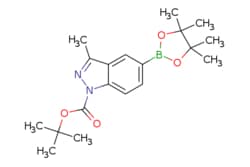eMolecules​ tert-Butyl 3-methyl-5-(4,4,5,5-tetramethyl-1,3,2-dioxaborolan-2-yl)-1H-indazole-1-carboxylate