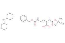 eMolecules​ 16947-89-0 | Dicyclohexylamine (S)-4-(((benzyloxy)carbonyl)amino)-2-((tert-butoxycarbonyl)amino)butanoate