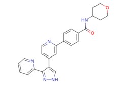 eMolecules​ 452342-67-5 | 4-(4-(3-(Pyridin-2-yl)-1H-pyrazol-4-yl)pyridin-2-yl)-N-(tetrahydro-2H-pyran-4-yl)benzamide