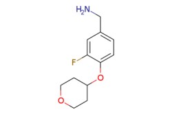 eMolecules​ (3-Fluoro-4-((tetrahydro-2H-pyran-4-yl)oxy)phenyl)methanamine