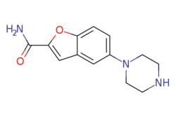 eMolecules​ 5-(Piperazin-1-yl)benzofuran-2-carboxamide | 183288-46-2 |